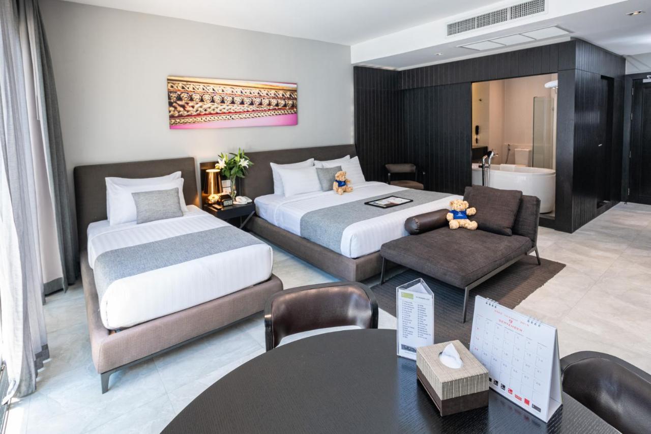 S Ratchada Leisure Hotel - Sha Plus Bangkok Exteriör bild Deluxe Family Suite